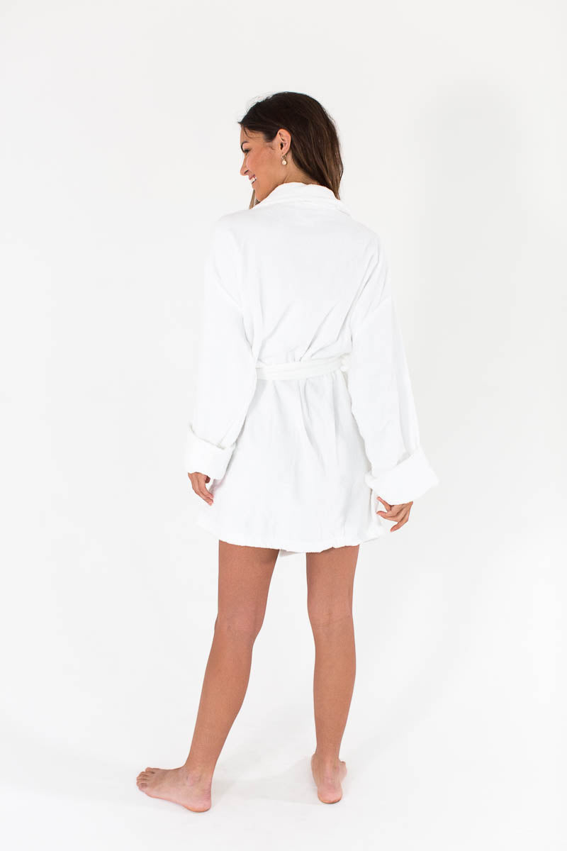 Amazon.com: white mark Women's Super Soft Cozy Lounge Robe